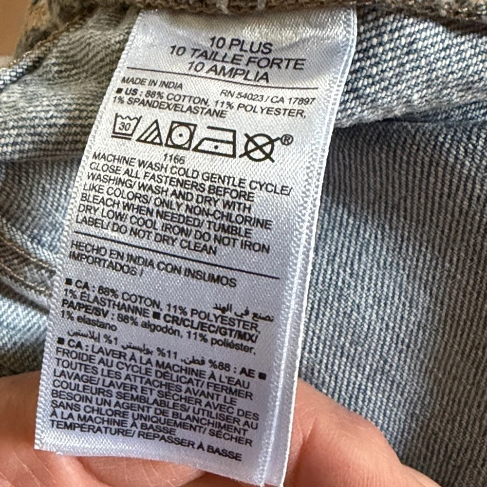 NWT Old Navy Girls Plus Loose Fit Blue Jeans